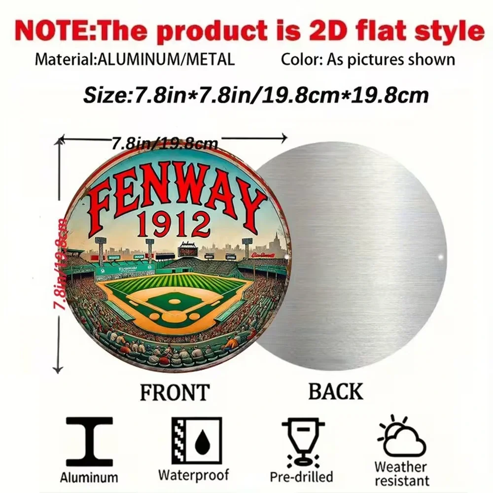 MLB Boston Red Sox Circle Sign 7.8